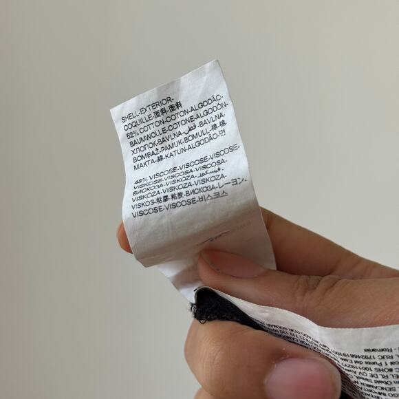 Vintage Desigual black + cream graphic asymmetrical tank (Large) - Picture 10 of 11